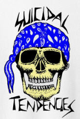 SUICIDAL TENDENCIES - SKULL WITH BANDANA STICKER