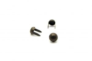 SUPER SMALL BLACK ROUND HEAD STUDS (PACK OF 20) - FREE SHIPPING
