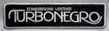 TURBONEGRO - SCANDINAVIAN LEATHER EMBROIDERED PATCH