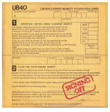 UB40 - SIGNING OFF