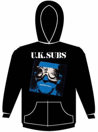 UK SUBS - ANOTHER KIND OF BLUE HOODIE SWEATSHIRT