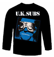 UK SUBS - ANOTHER KIND OF BLUE LONG SLEEVE TEE SHIRT