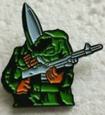 UK SUBS - WARHEAD ENAMEL PIN BADGE