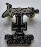 VENOM - AT WAR WITH SATAN METAL PIN