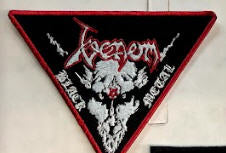 VENOM - BLACK METAL TRIANGLE EMBROIDERED PATCH