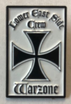WARZONE - LOWER EAST SIDE CREW ENAMEL PIN BADGE