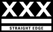 PATCH - XXX STRAIGHT EDGE PATCH