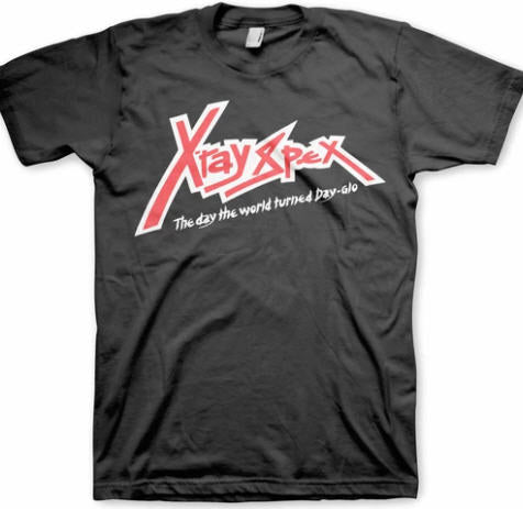 X RAY SPEX - THE DAY THE WORLD TURNED DAY GLO TEE SHIRT