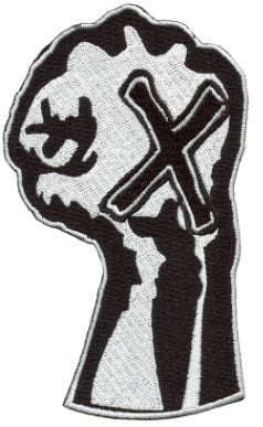 YOUTH OF TODAY - FIST (DIE CUT) EMBROIDERED PATCH