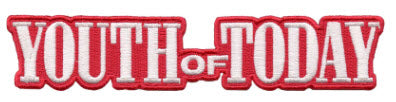 YOUTH OF TODAY - YOUTH OF TODAY (DIE CUT) EMBROIDERED PATCH