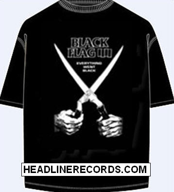 BLACK FLAG - EVERYTHING WENT BLACK TEE SHIRT