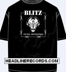 BLITZ - NEVER SURRENDER TEE SHIRT