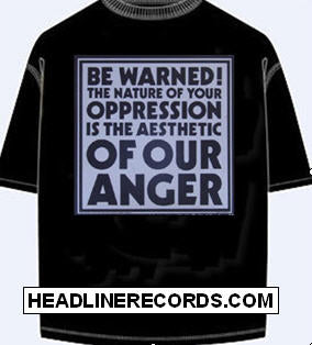 CRASS - BE WARNED TEE SHIRT