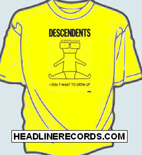 DESCENDENTS - I DON'T WANT TO GROW UP TEE SHIRT