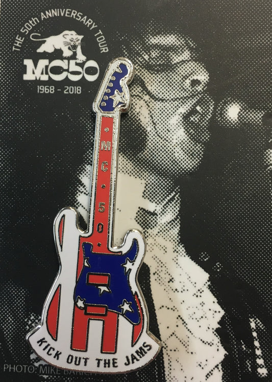 MC5 - GUITAR ENAMEL PIN BADGE