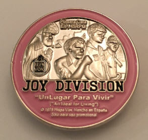 JOY DIVISION - UNLUGAR PARA VIVIR ENAMEL PIN BADGE