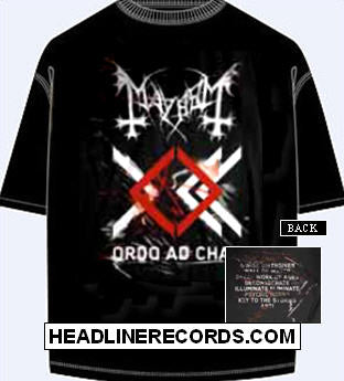 MAYHEM - ORDO AD CHAO TEE SHIRT