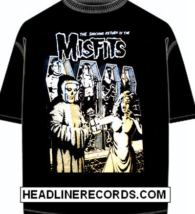 MISFITS - THE SHOCKING RETURN OF THE MISFITS TEE SHIRT