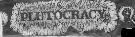 PLUTOCRACY - LOGO PATCH
