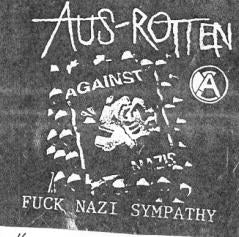 AUS ROTTEN - FUCK NAZI SYMPATHY PATCH