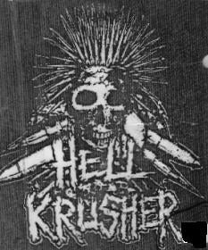 HELLKRUSHER - HELLKRUSHER   SKULL PATCH