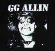 GG ALLIN - PICTURE OF GG ALLIN PATCH