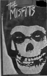 MISFITS - SKULL   MISFITS PATCH