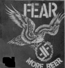 FEAR - MORE BEER PATCH