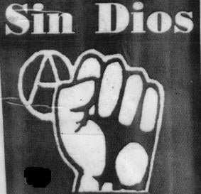 SIN DIOS - FIST PATCH