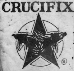 CRUCIFIX - STAR WITH CRYING MAN PATCH