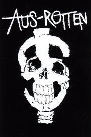 AUS ROTTEN - $ SKULL LOGO PATCH – Headline Records