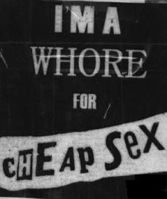 CHEAP SEX - I'M A WHORE PATCH