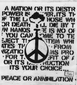 CRUCIFIX - PEACE OR ANNHILATION (WORDS) PATCH