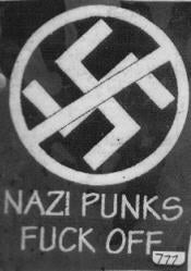 PATCH - NAZI PUNKS FUCK OFF PATCH
