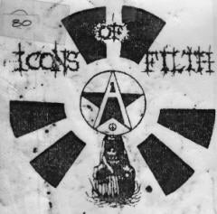 ICONS OF FILTH - LOGO + SKULL PATCH