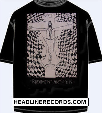 RUDIMENTARY PENI - CRUCIFIED TEE SHIRT