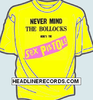 SEX PISTOLS - NEVER MIND THE BOLLOCKS TEE SHIRT